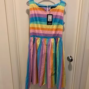 NWT ModCloth Rainbow Dress